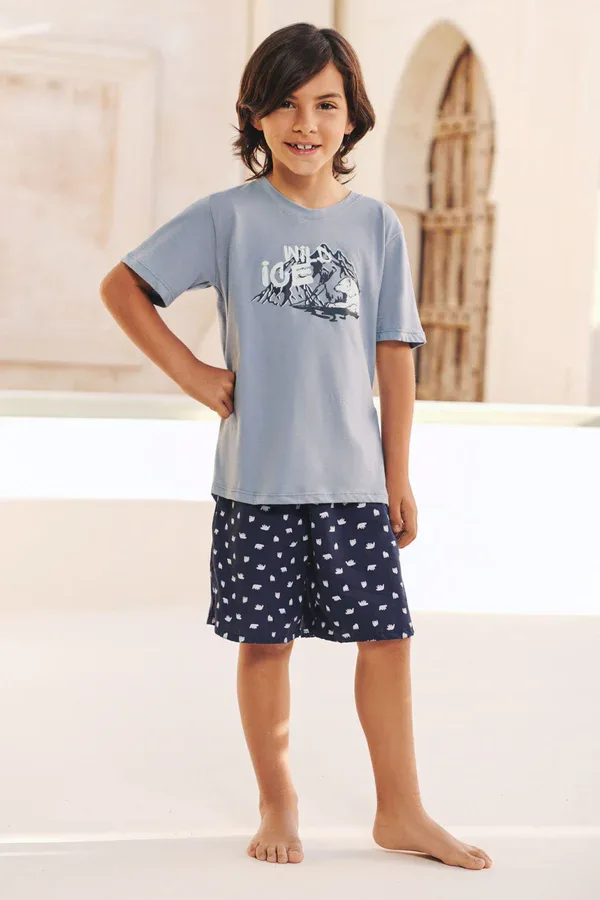 Pijama de Niño Azul
