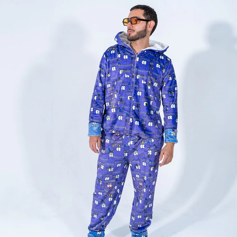 Pijama Toallín Dos Piezas Hombre